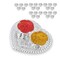 Silver Plated Haldi Kumkum Holder for Home Temple Decor Haldi Kumkum Stand Rakhi Diwali Gift Indian Festival Puja Wedding Favor Birthday Housewarming Return Gifts Roli Chawal/rice Holder